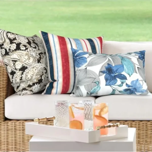 Rectangle Decorative Patio Throw Pillow