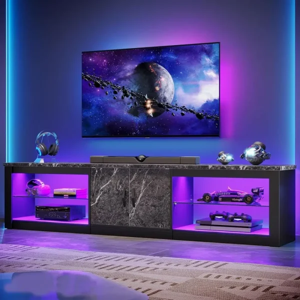 LED Gaming Entertainment Center