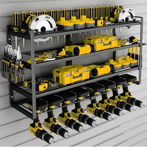 Power Tool Storage Rack Organizer